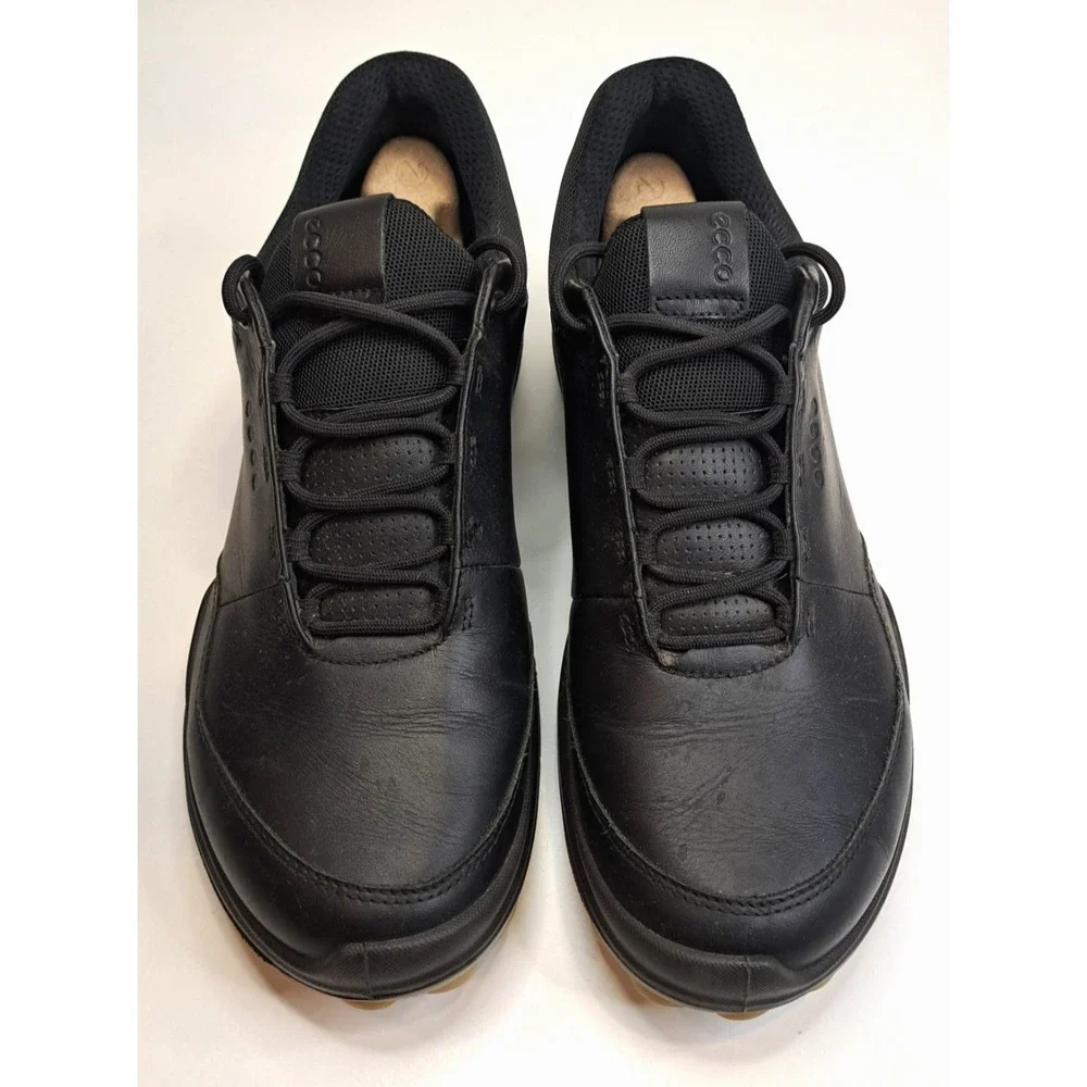 ECCO Biom Hybrid 3 Hydromax Golf Shoes Mens 7-7.5 Black NEW in Box Leather